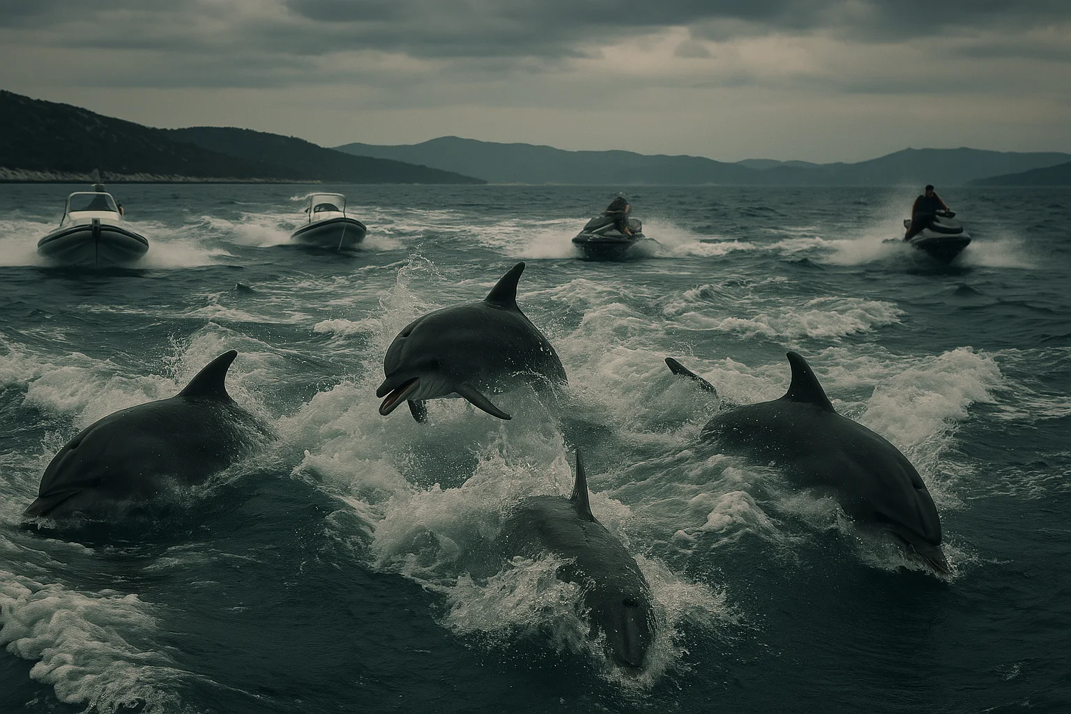 20250413_1408_Distressed Dolphins Surrounded_simple_compose_01jrqgqeszf2aadhdr3ang1k8t