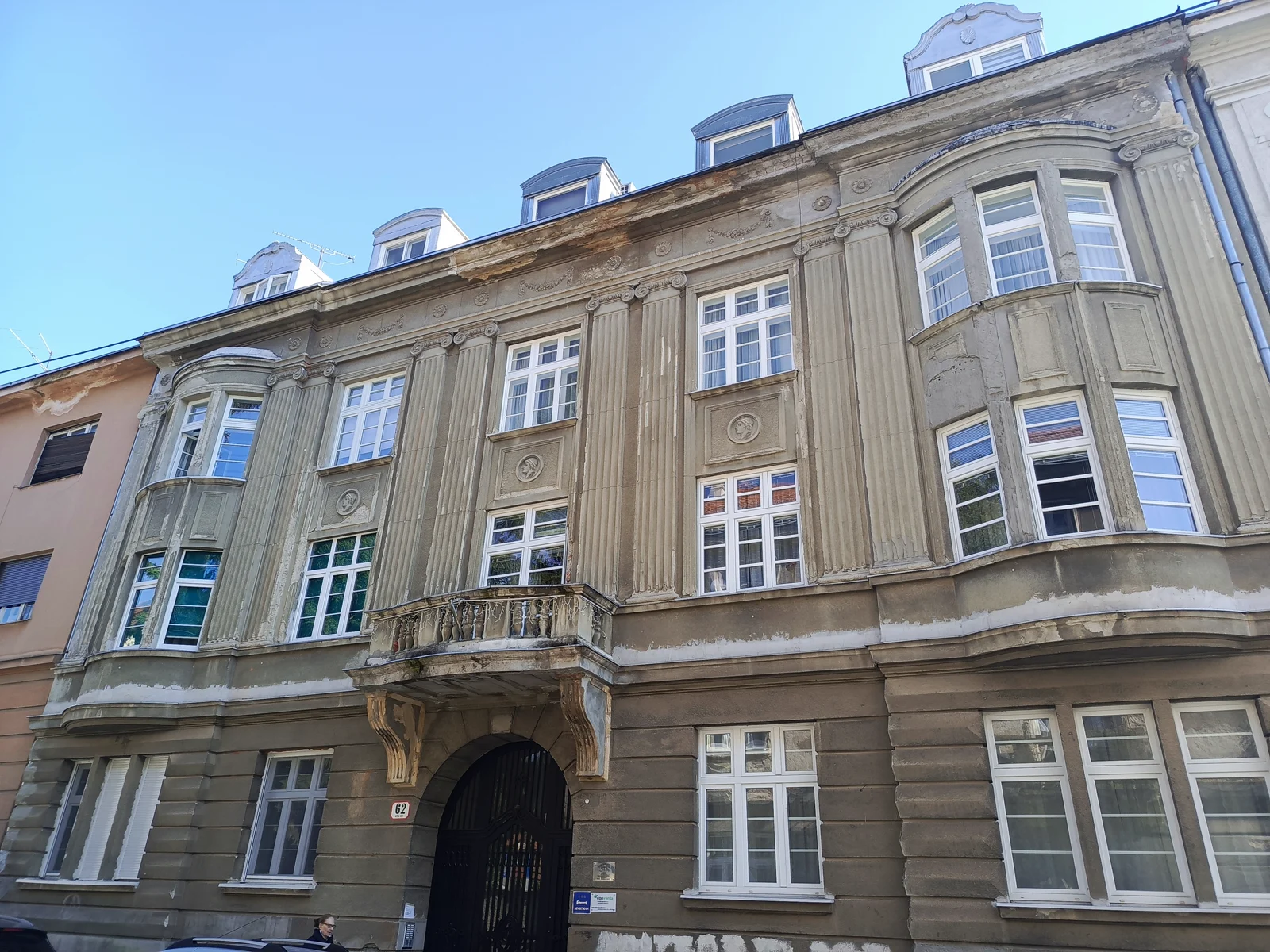 Mehrgeschossiges Wohnhaus in der Nova ves in Zagreb