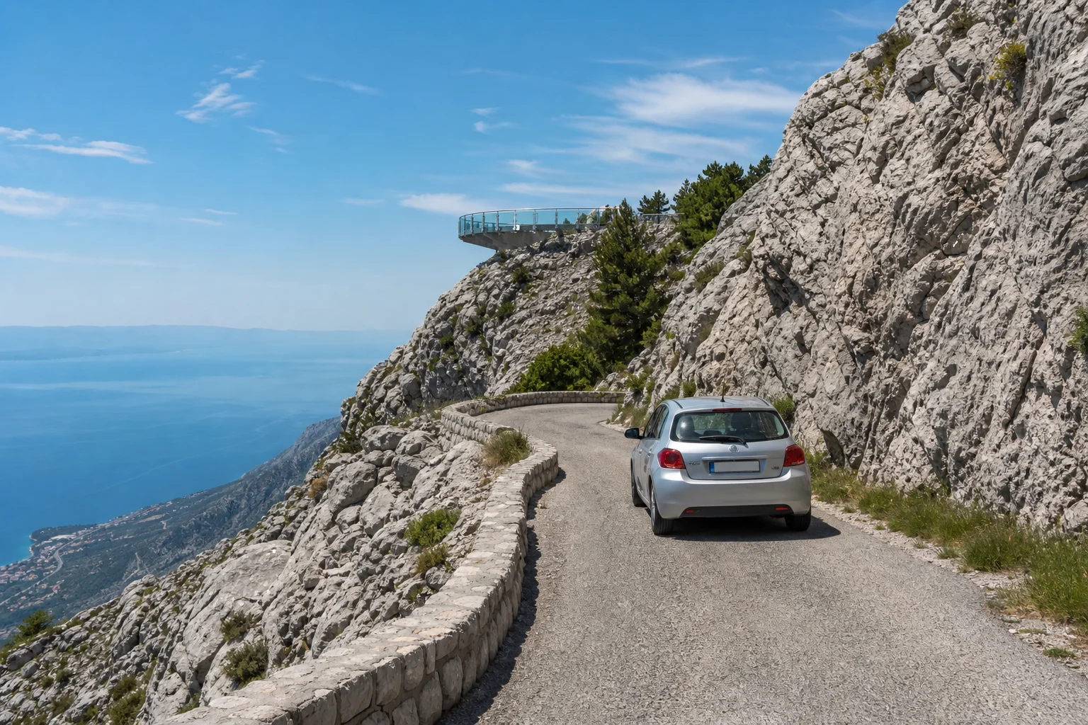 Golden-Beach-Themenkarte zum Besuch des Skywalk Biokovo